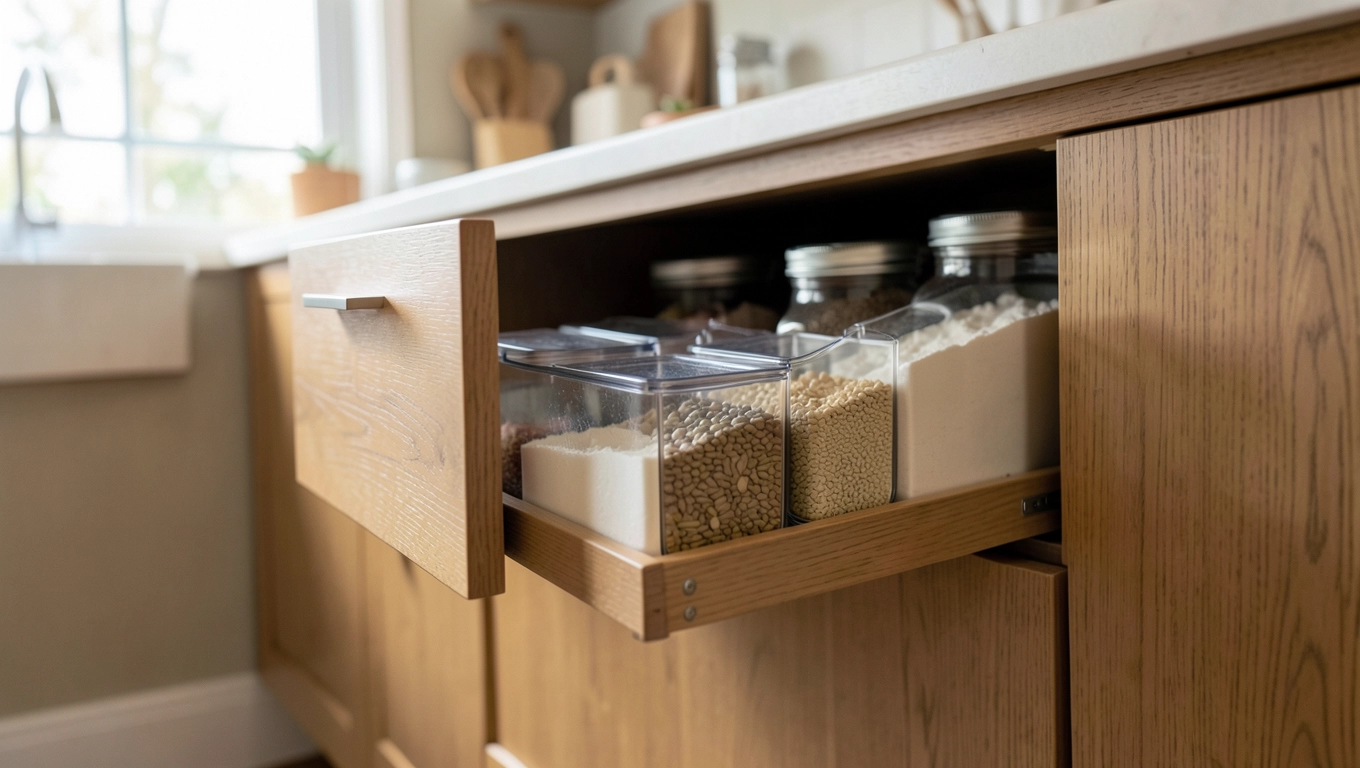 Szafki z szufladami do spiżarni