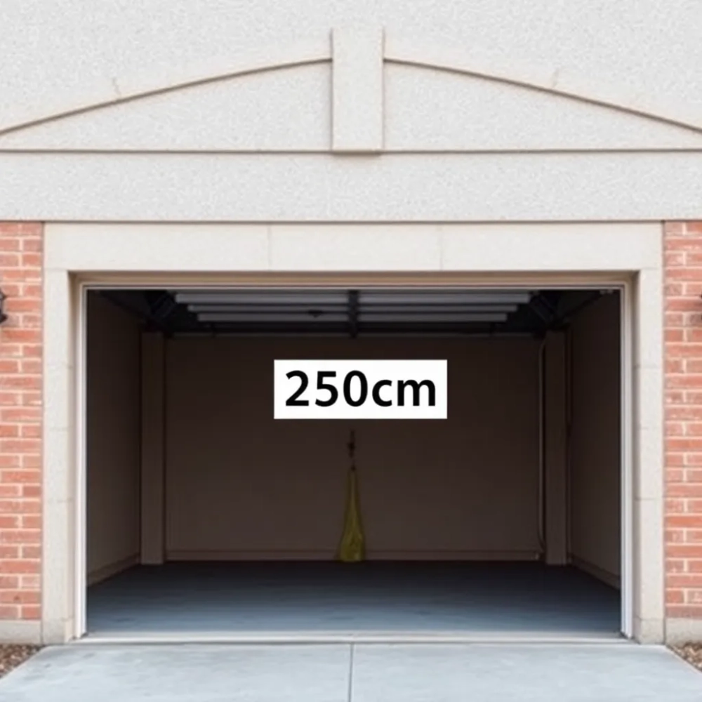 Szerokość bramy garażowej na 1 auto