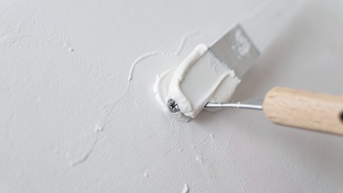 Szpachlowanie wkrętów