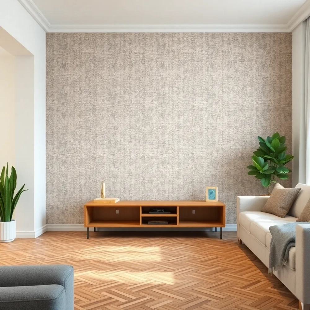 Tapeta w salonie inspiracje