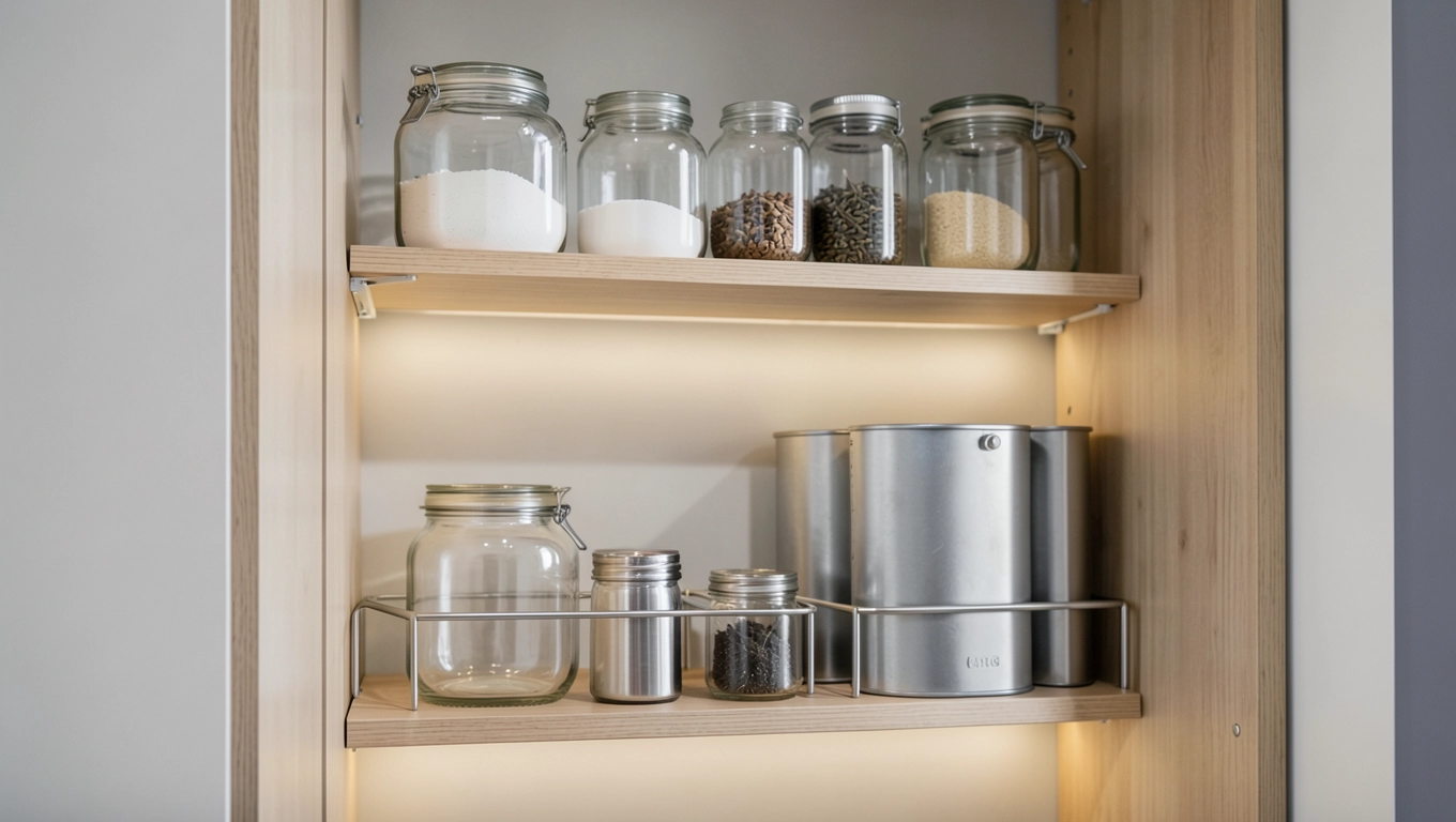 Trendy 2026 w regałach do spiżarni