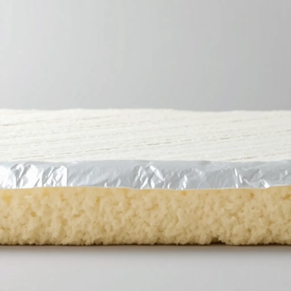 Wełna mineralna 30 mm z folią aluminiowa