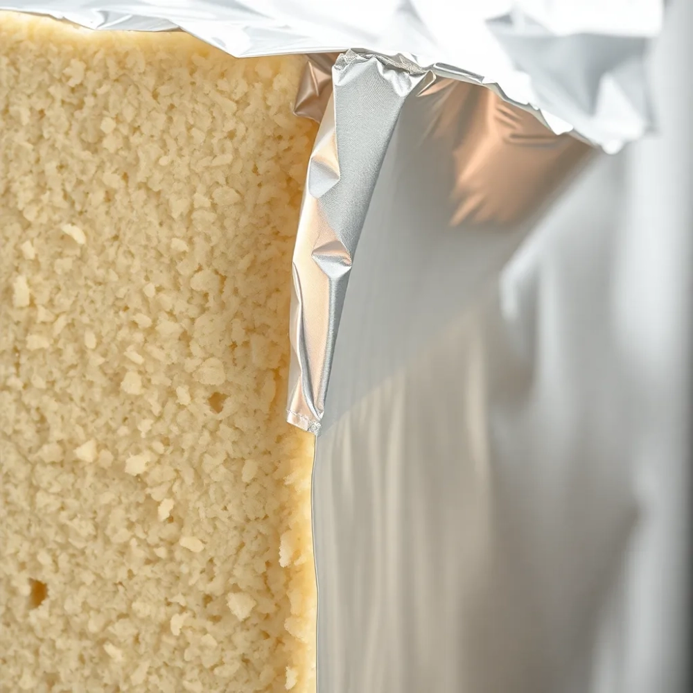 Wełna Mineralna z folią aluminiową samoprzylepna