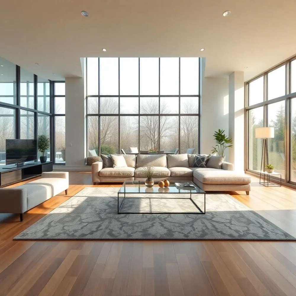 Wielkość salonu w domu