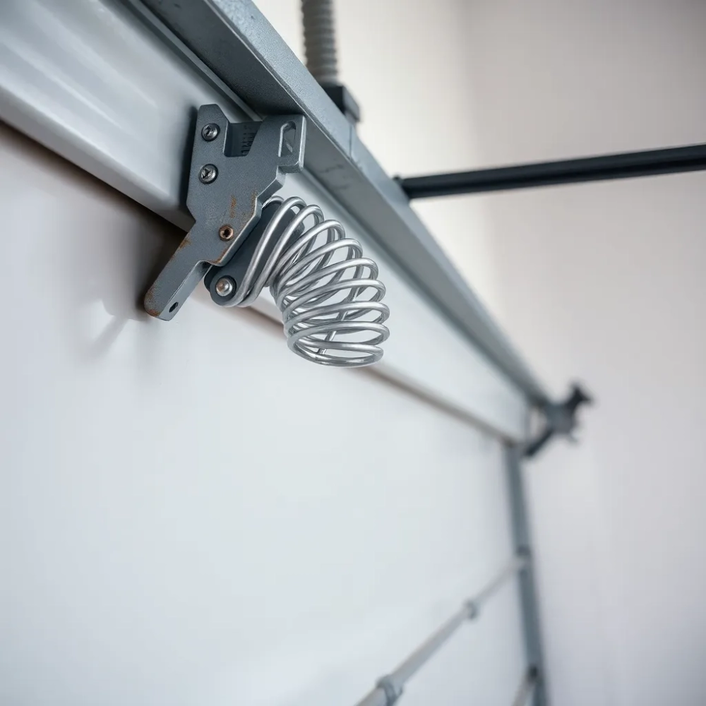 Wymiana sprężyny w bramie garażowej uchylnej