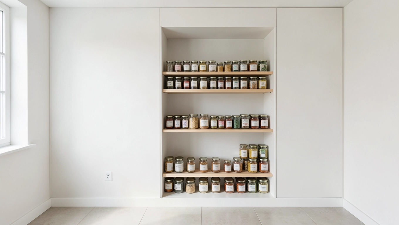 Wymiary spiżarni we wnęce