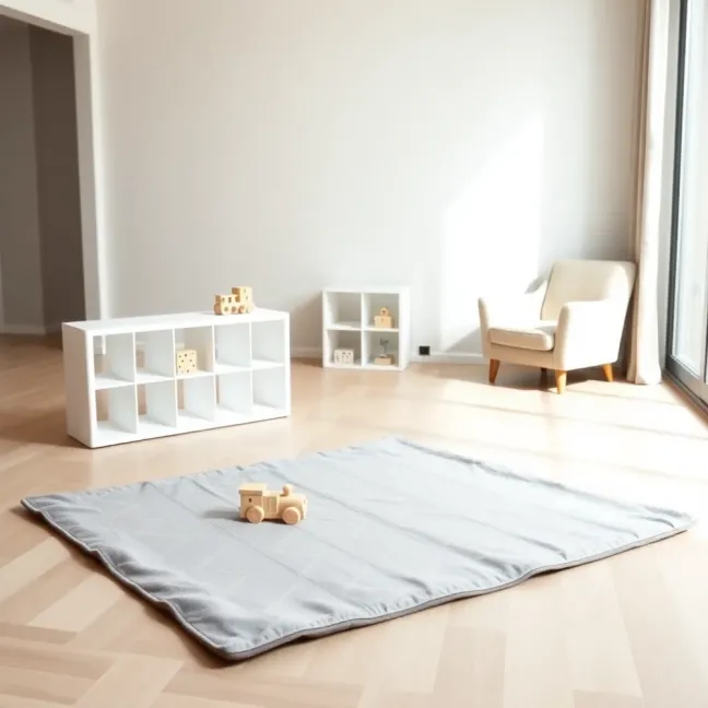 Kącik dla dziecka w salonie