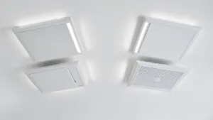 kasetony sufitowe białe 60x60