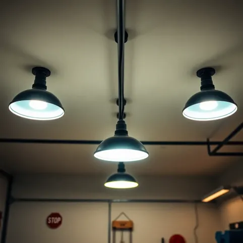 Lampy do garażu na ścianę