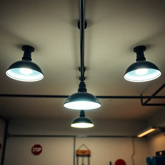 Lampy do garażu na ścianę