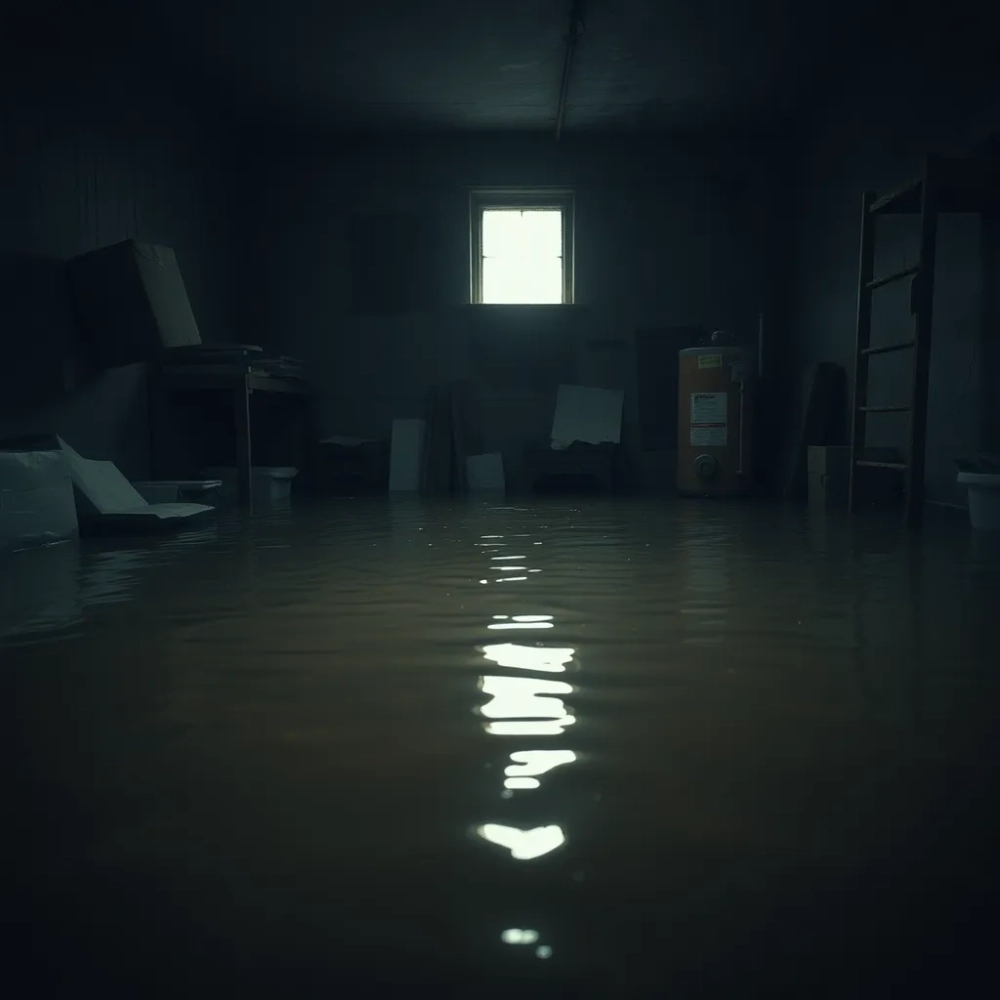 Zalana piwnica w bloku