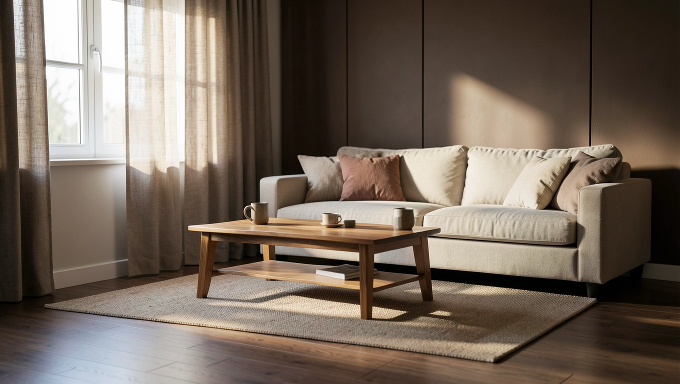 Zamiana kolorystyczna: beż ustępuje głębokim brązom