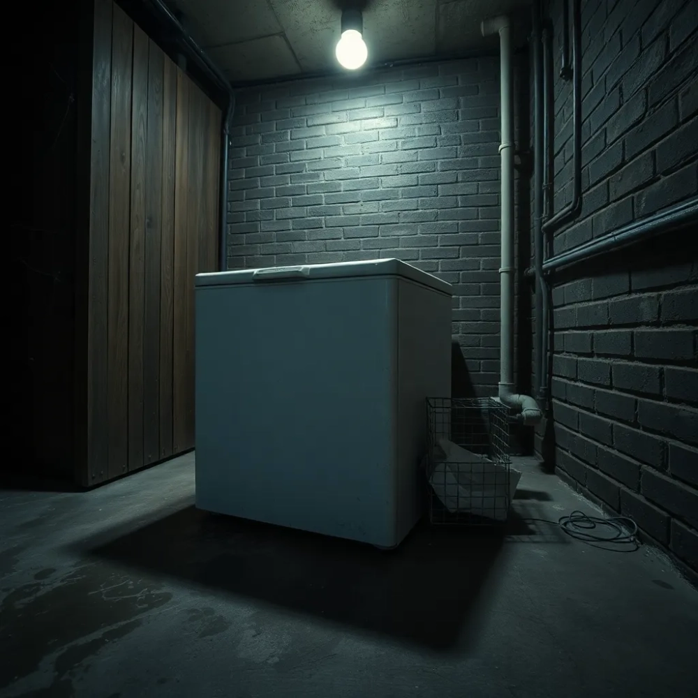 Zamrażarka w piwnicy w bloku