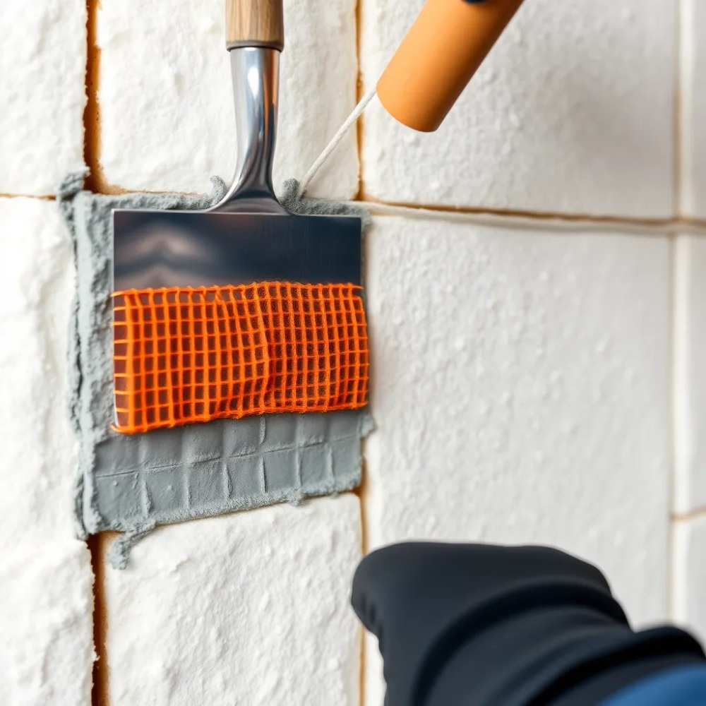 Zatapianie siatki na styropianie cena za metr