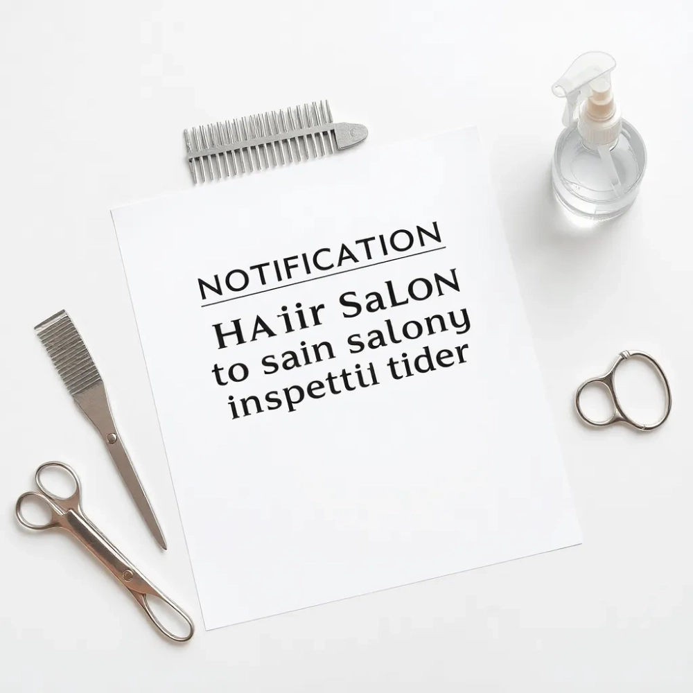 Zgłoszenie salonu fryzjerskiego do sanepidu wzór