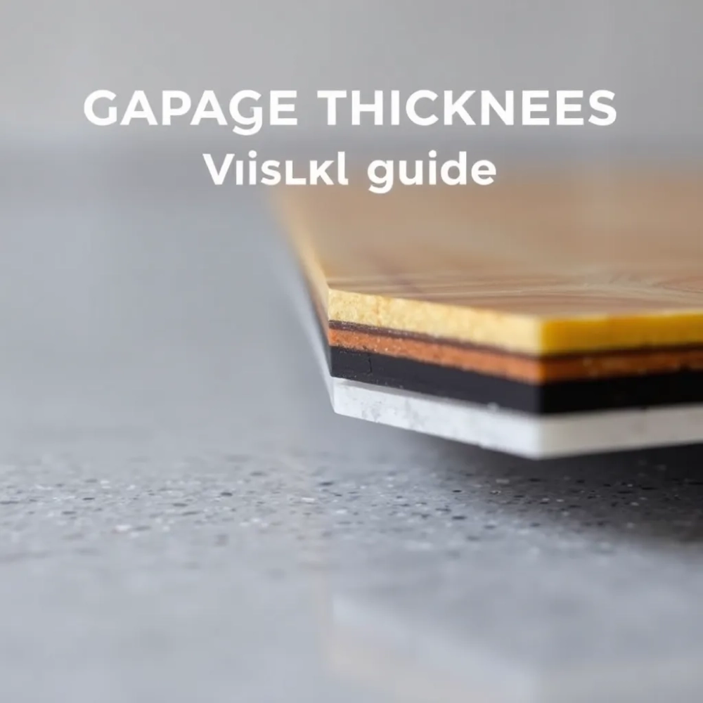 Żywica do garażu grubość